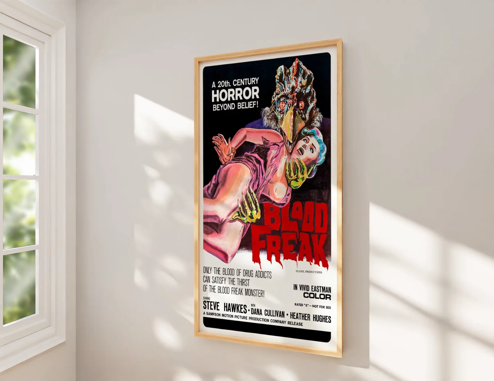 Blood Freak - 1972 Sci-Fi Horror Film 27.2" x 41" US One Sheet Poster, image 2