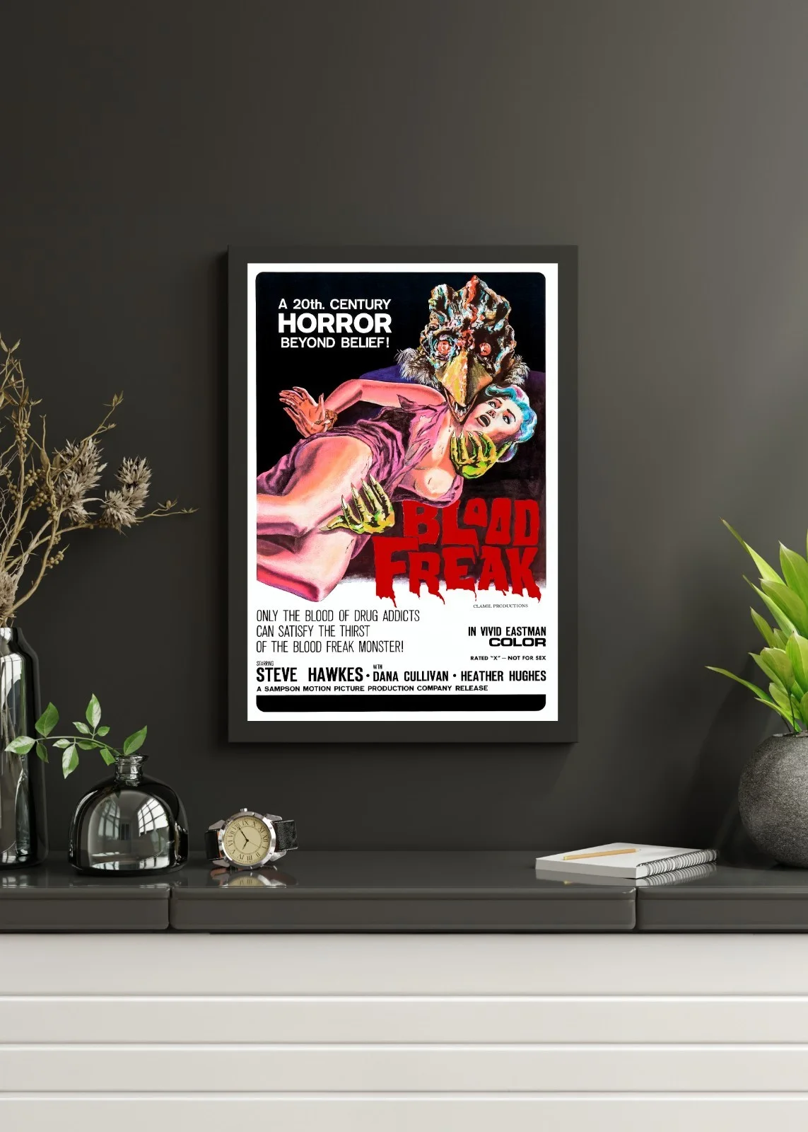 Blood Freak - 1972 Sci-Fi Horror Film 27.2" x 41" US One Sheet Poster, image 3
