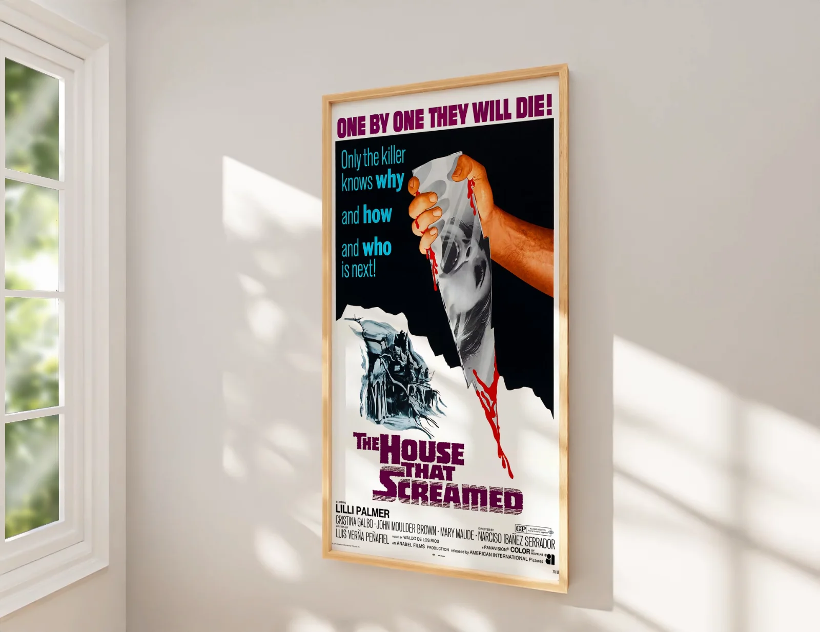 The House That Screamed - 1969 Horror Mystery 27.2" x 41" US One Sheet Poster, image 2