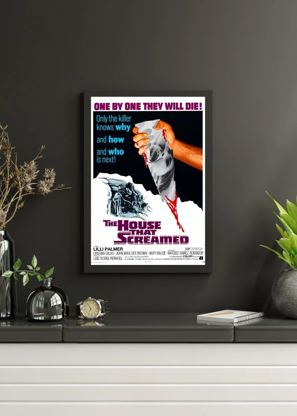 The House That Screamed - 1969 Horror Mystery 27.2" x 41" US One Sheet Poster, image 3