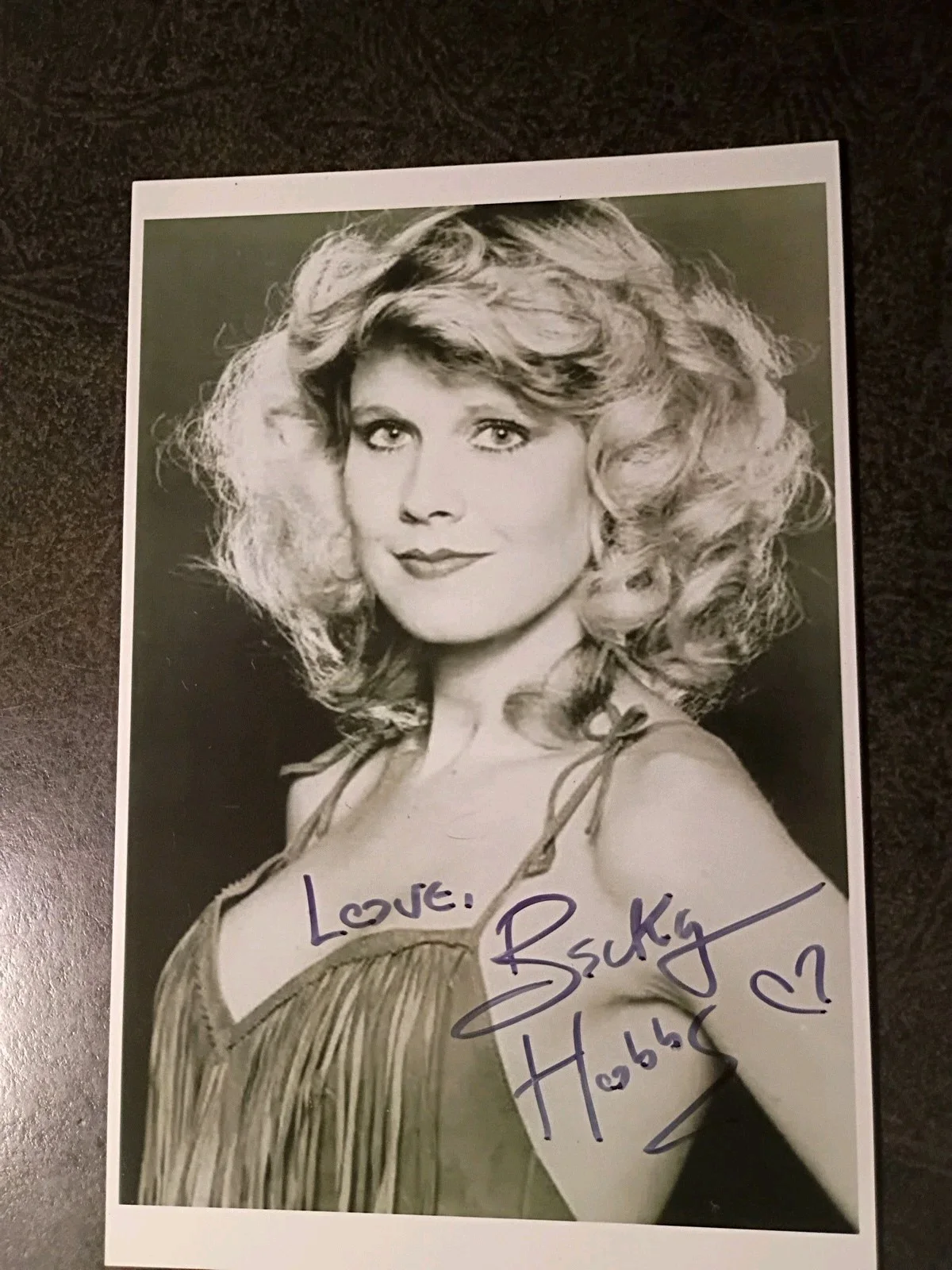 BECKY HOBBS 2 Hand Signed Autograph 4X6 Photo S- BEAUTIFUL FAMOUS SINGER, image 4
