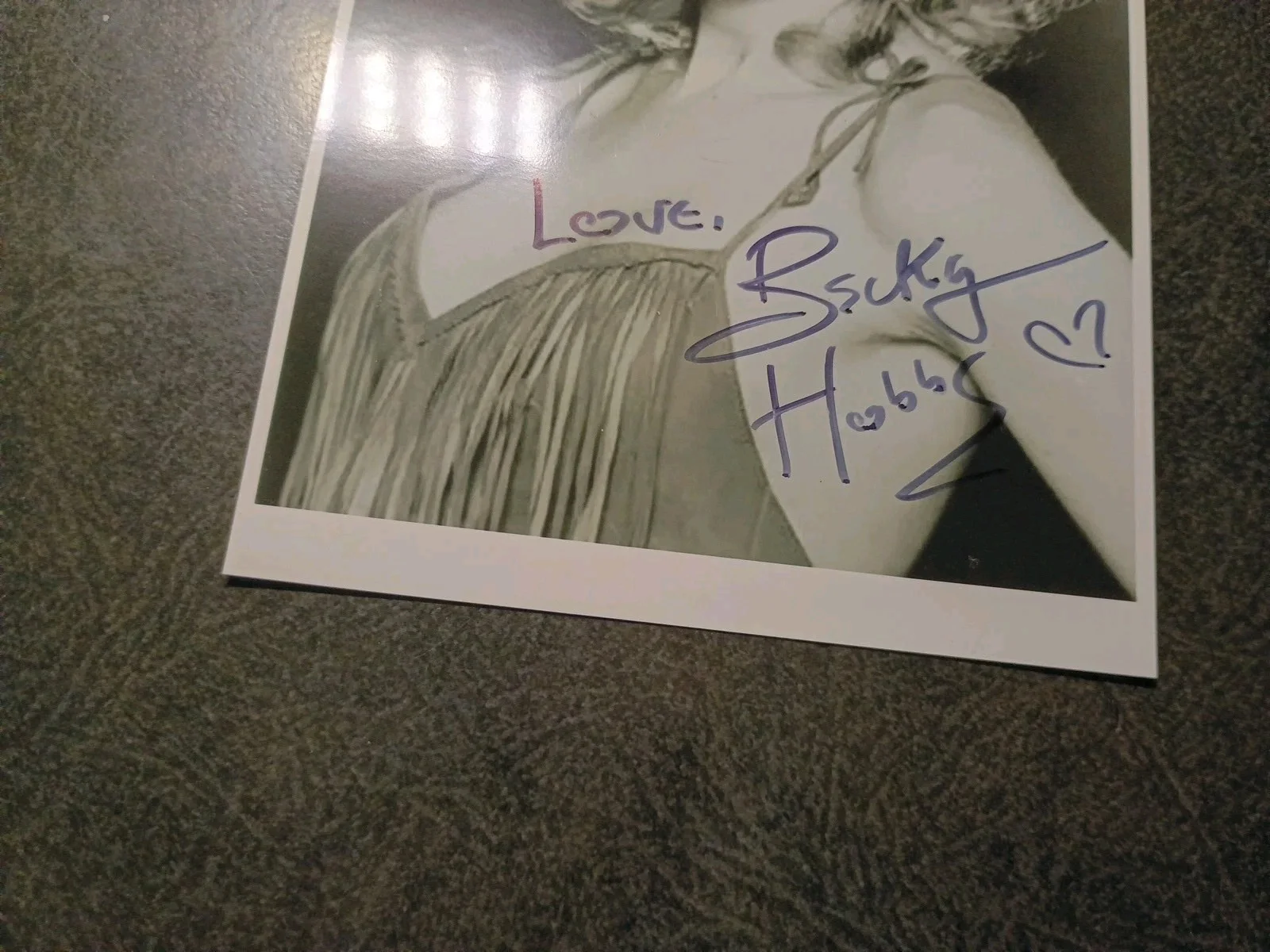 BECKY HOBBS 2 Hand Signed Autograph 4X6 Photo S- BEAUTIFUL FAMOUS SINGER, image 5