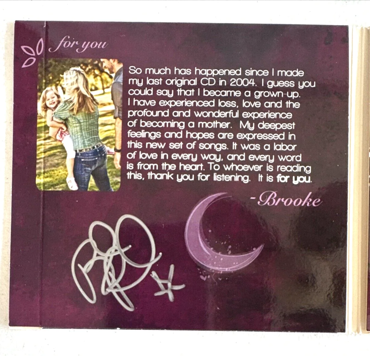 Brooke Ramel 2 CD Lot Autographed Signed By Request & For You, image 4