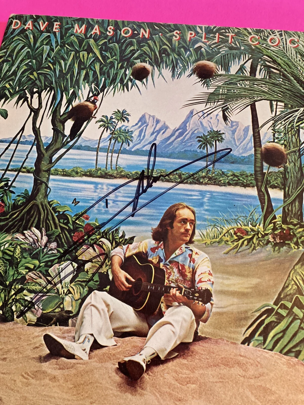 DAVE MASON SIGNED AUTOGRAPHED SPLIT COCONUT VINYL LP *EXACT PROOF*, изображение 3