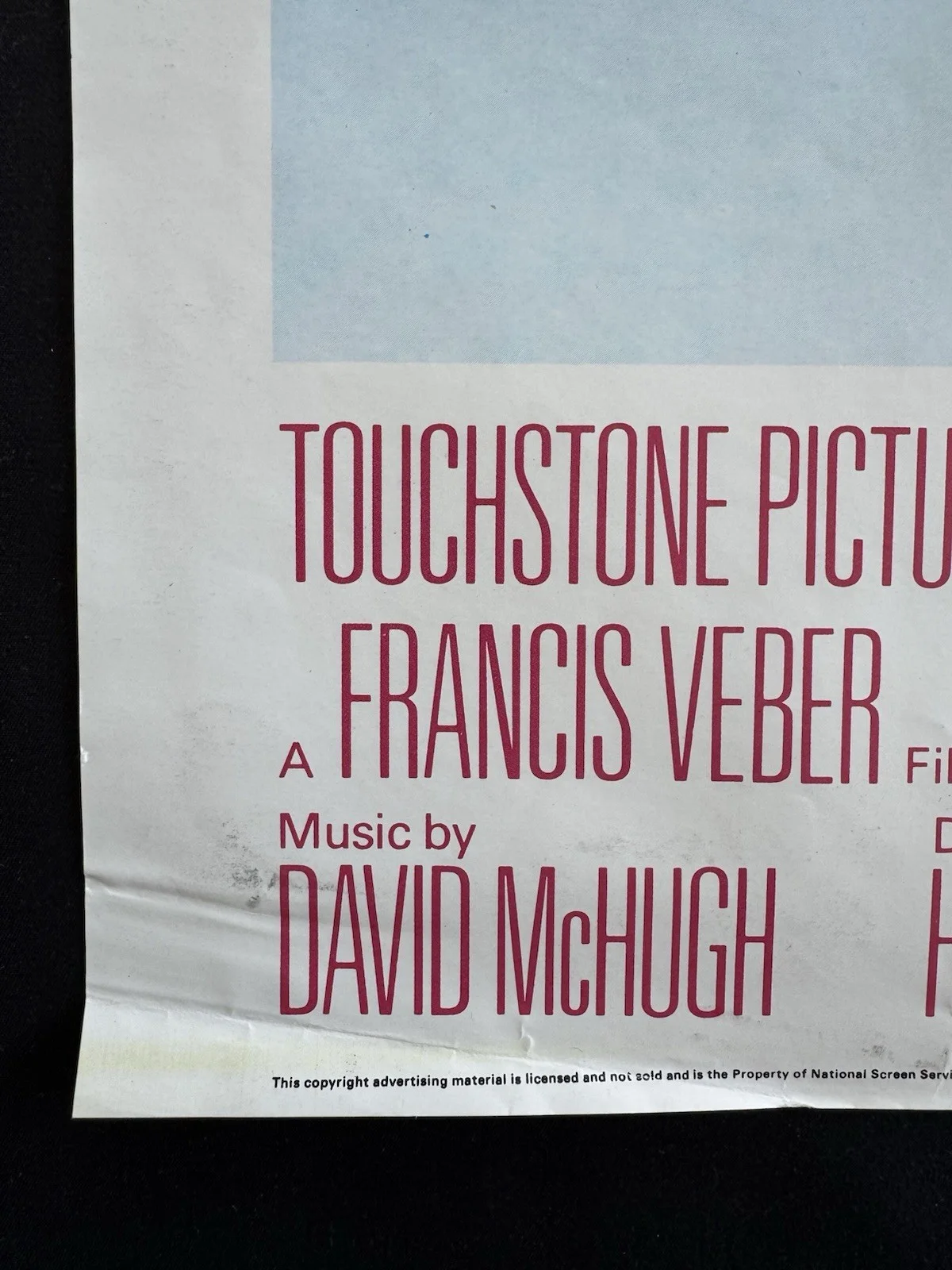 Three Fugitives 1989 - Original UK Quad Cinema Poster - Nick Nolte - Folded, изображение 5