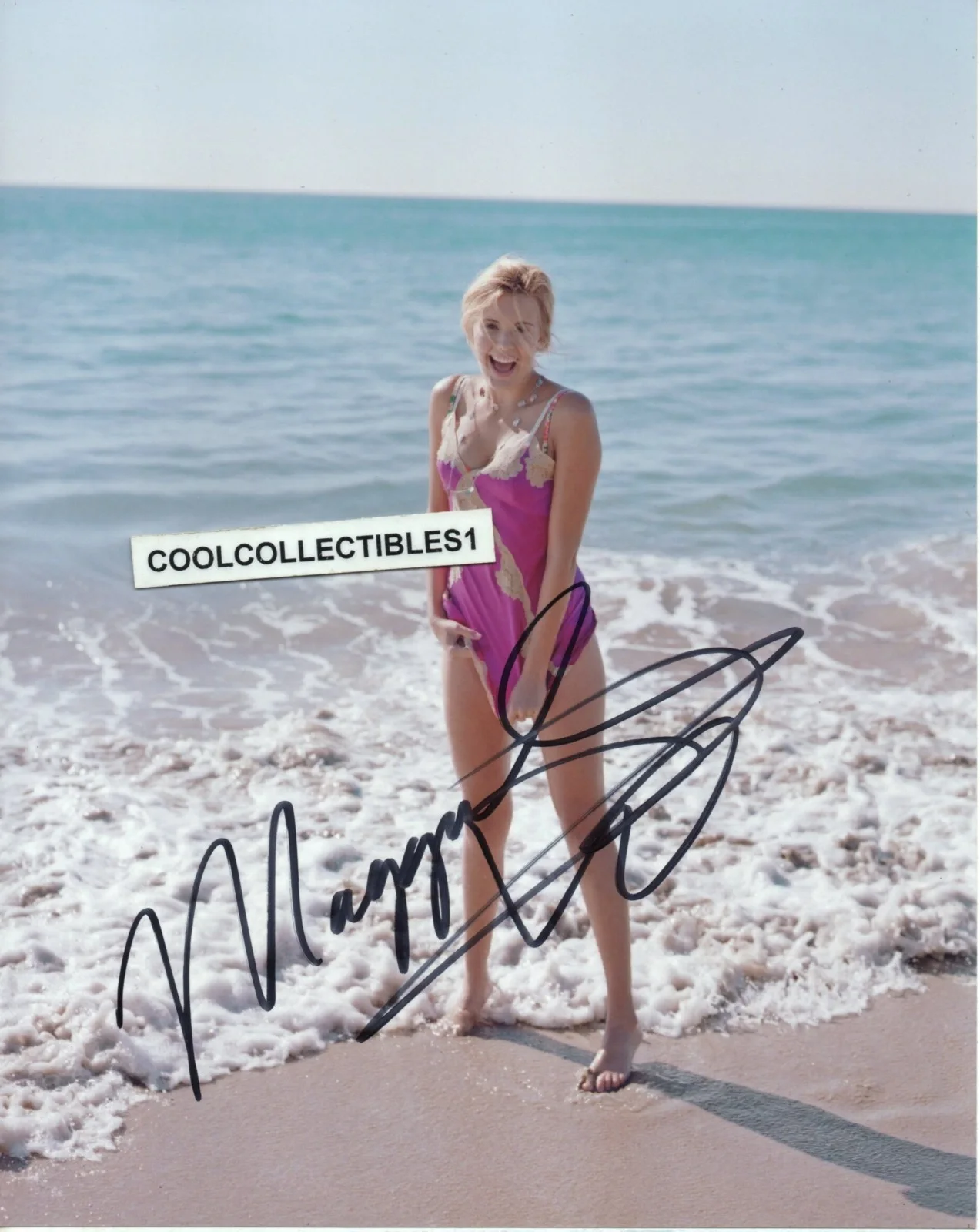MAGGIE GRACE — MAGGIE GRACE "LOST" IN PERSON SIGNED 8X10 COLOR PHOTO COA "EXACT PROOF"