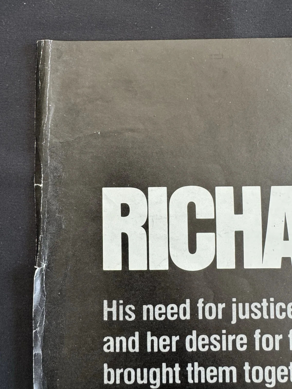 No Mercy 1986 - Original UK Quad Cinema Poster - Richard Gere - Folded, изображение 2
