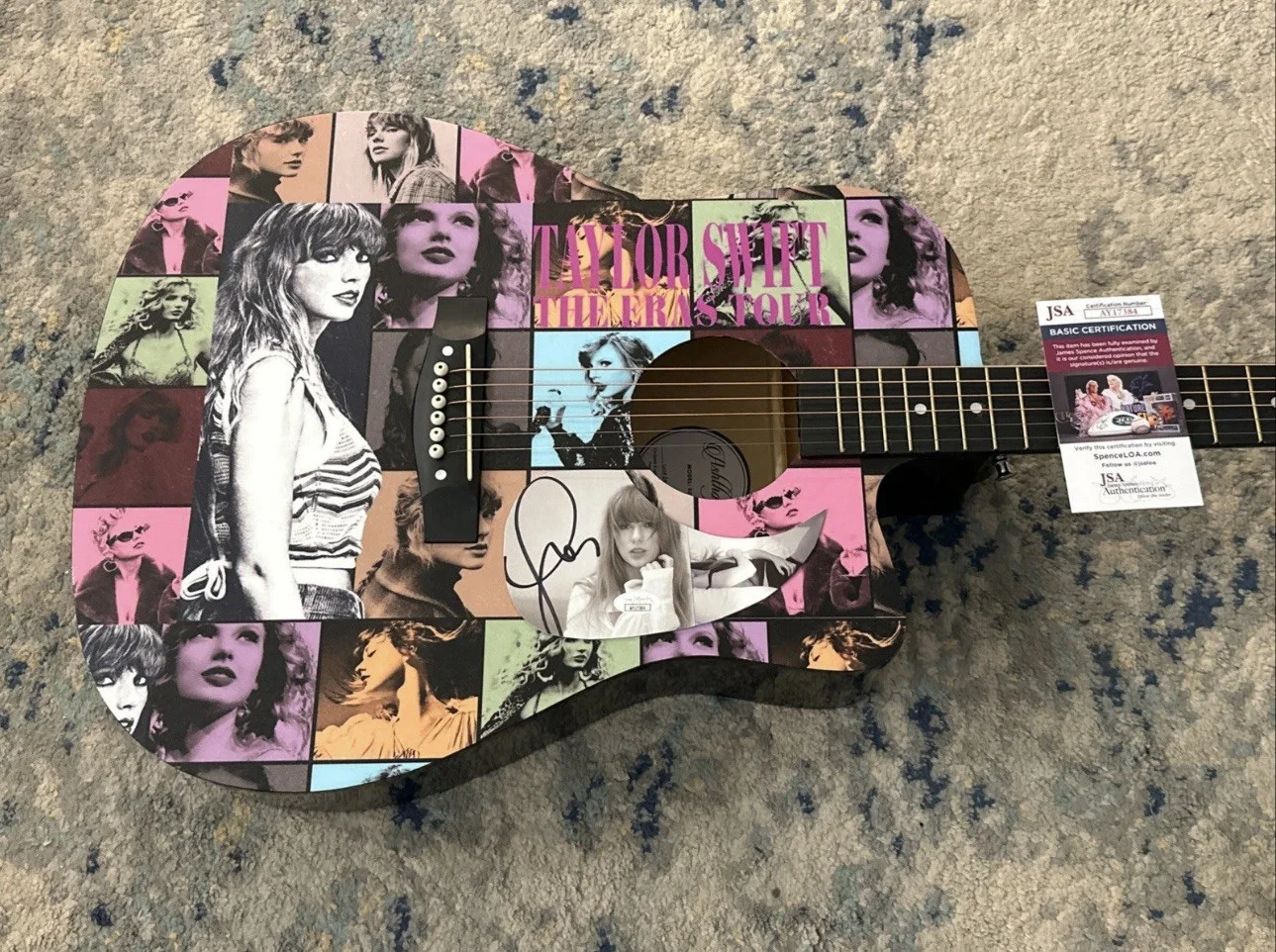 ❤️ Rare TAYLOR SWIFT Signed CUSTOM FULL SIZE Acoustic Guitar Country, изображение 2