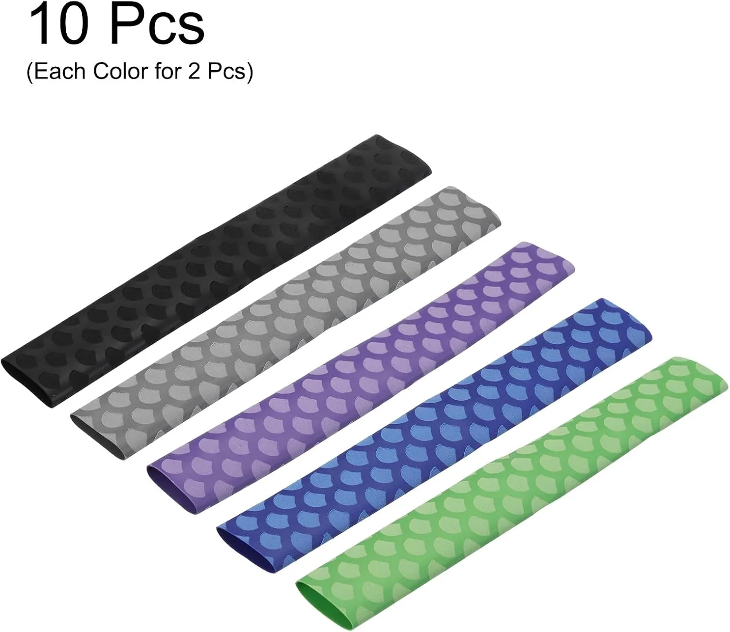 10Pcs 18Mm Dia Drumstick Grips Wrap Drumstick Sleeve Heat Shrink anti Slip for D, изображение 3