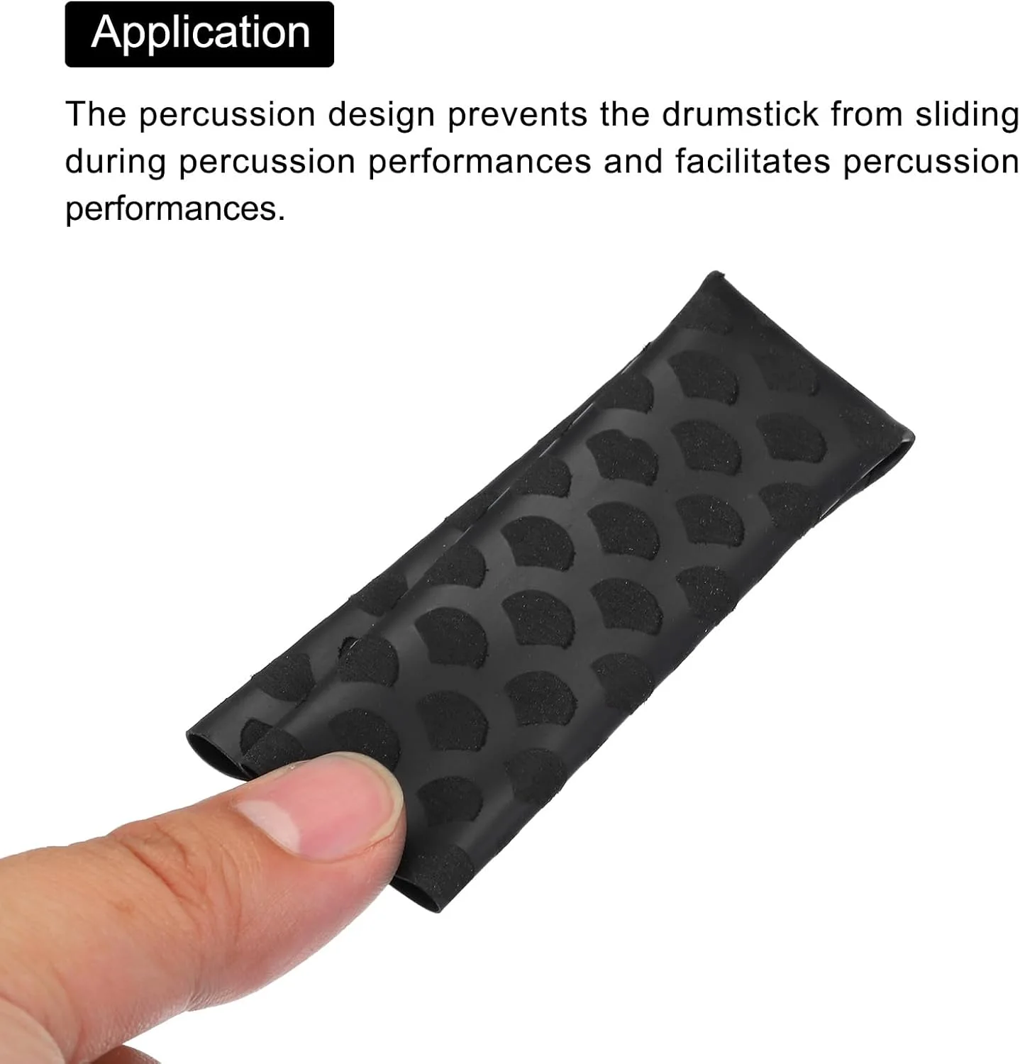 10Pcs 18Mm Dia Drumstick Grips Wrap Drumstick Sleeve Heat Shrink anti Slip for D, изображение 4