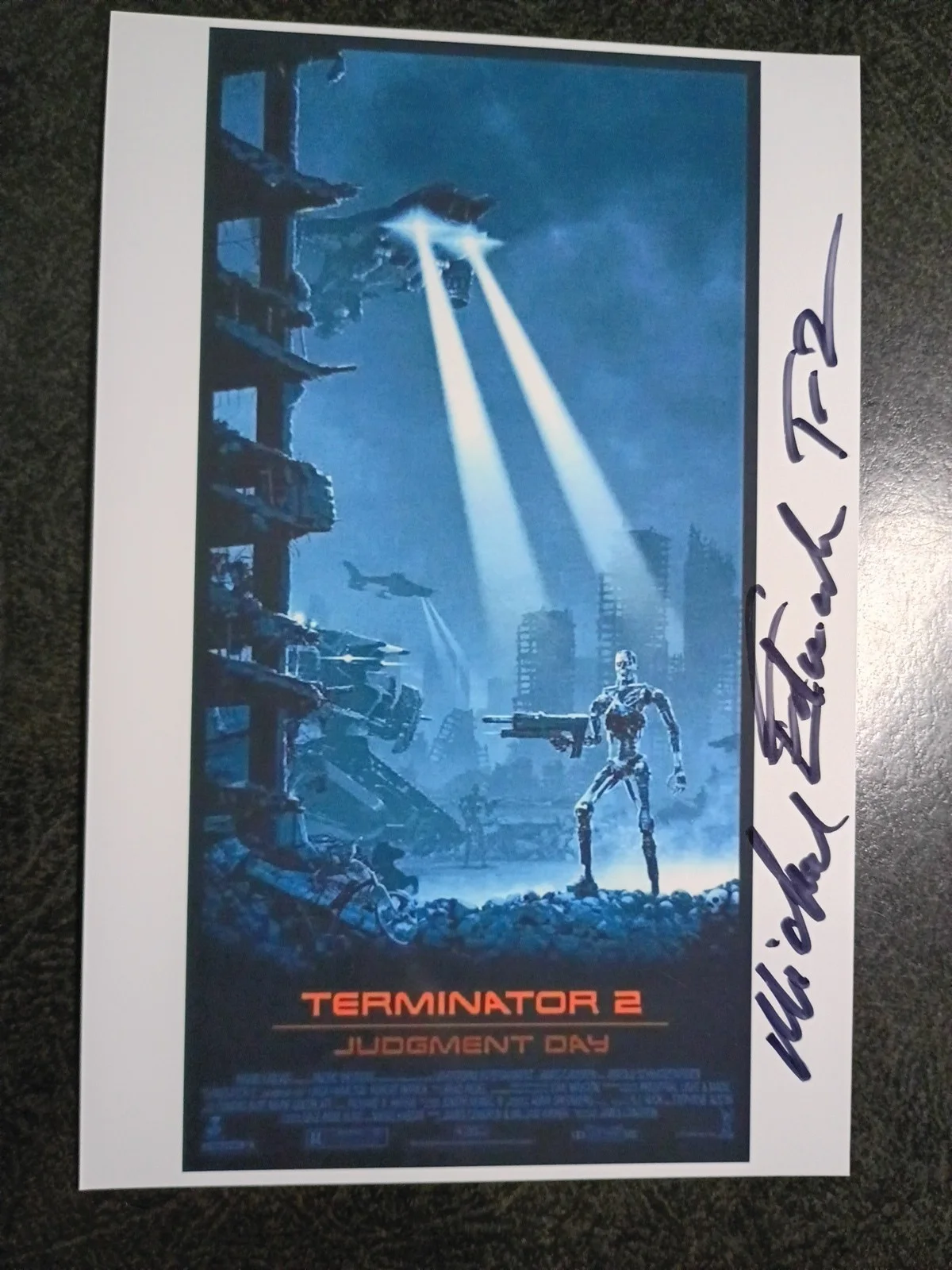 MICHAEL EDWARDS As JOHN CONNOR — MICHAEL EDWARDS As JOHN CONNOR 2 Hand Signed Autograph Photo S - TERMINATOR 2, изображение 4