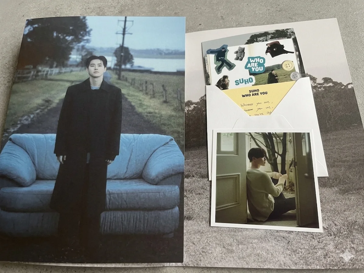 [SIGNED] (Sm Enter)SUHO EXO 4th Mini Album 'Who Are You' Promo (Not For Sale), изображение 2