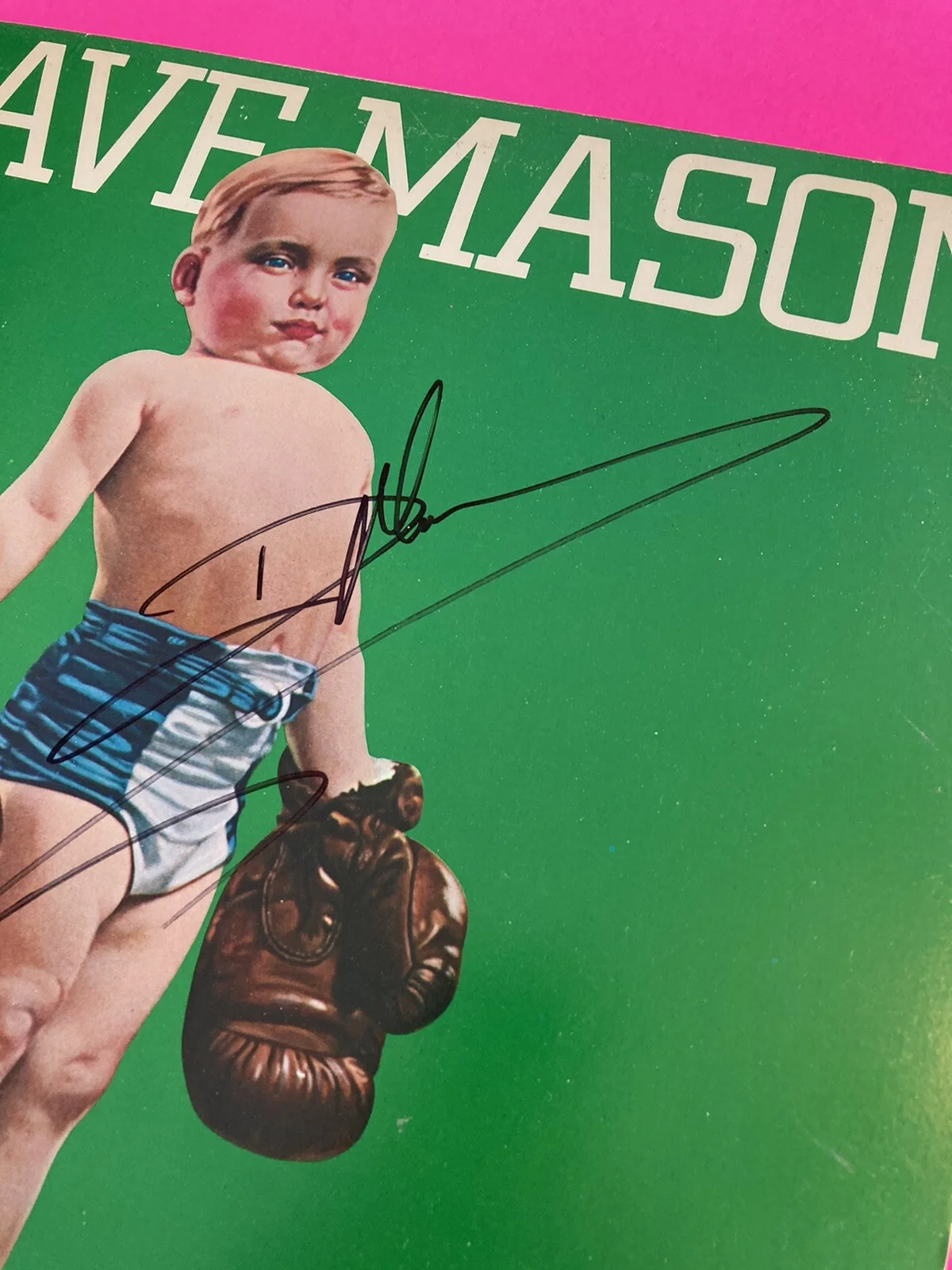 DAVE MASON SIGNED AUTOGRAPHED OLD CREST ON A NEW WAVE VINYL LP *EXACT PROOF*, image 2
