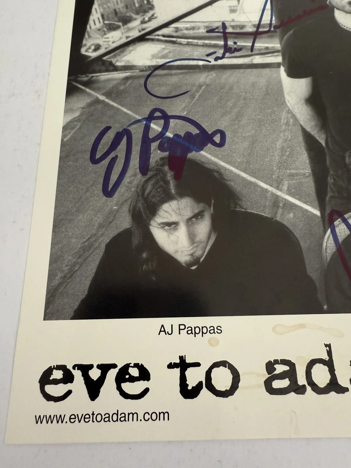 Eve To Adam Band Promotional Photo Autographed In Person Taki & Alex Sassaris, изображение 2