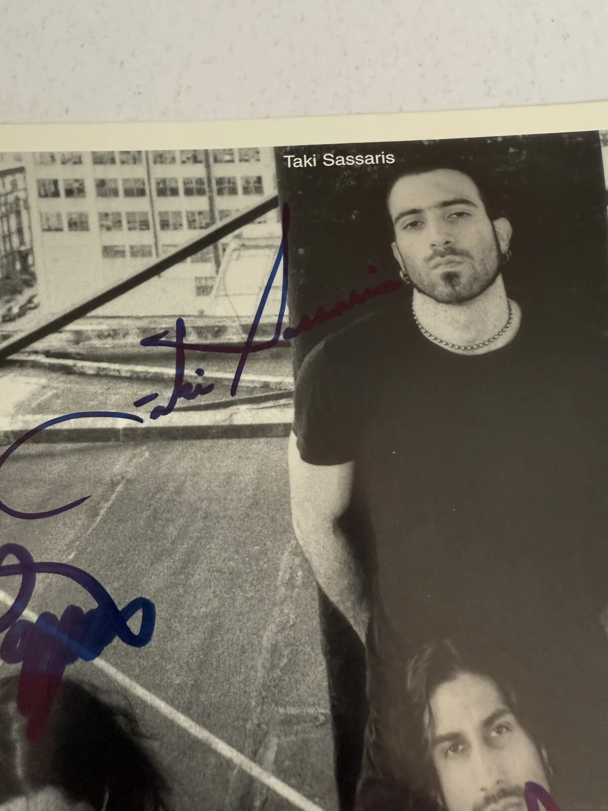 Eve To Adam Band Promotional Photo Autographed In Person Taki & Alex Sassaris, изображение 3