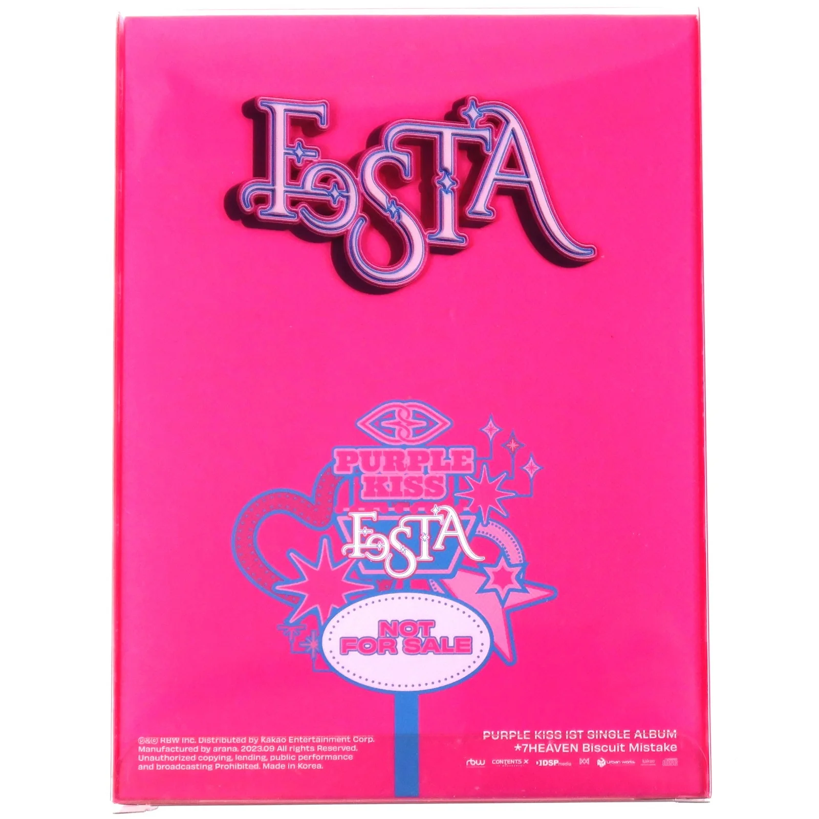 Purple Kiss - Festa 1st Single Album Signed Autographed Promo CD 2023, изображение 3