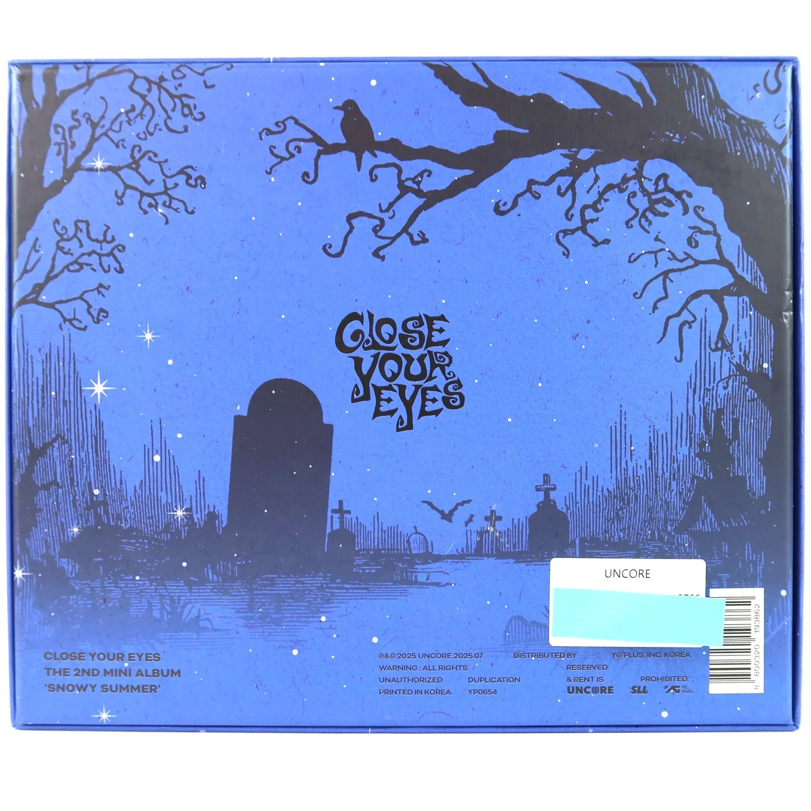Close Your Eyes - Snowy Summer 2nd Mini Album Signed Promo CD 2025, image 3