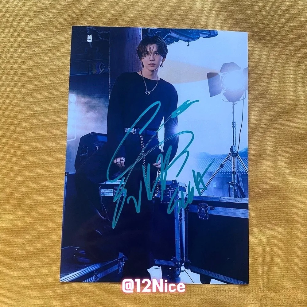 BTS SUGA AUTOGRAPHED SIGNED PHOTO K-POP GIFTS COLLECTION 4*6 2026, изображение 4