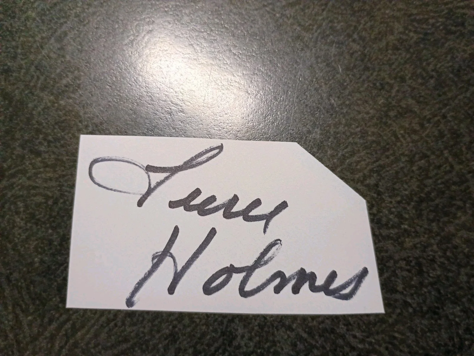 LUREE HOLMES Hand Signed Autograph CUT With Photo - SEXY ACTRESS - BIKINI BEACH, изображение 2