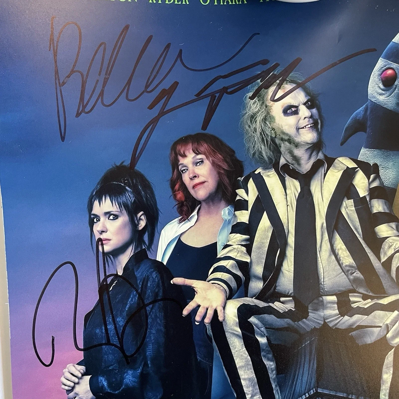 Jenna Ortega, Tim Burton, Monica Bellucci, More — Beetlejuice Jenna Ortega Cast Signed 11x14 Original Authentic Autographs SWAU, image 3