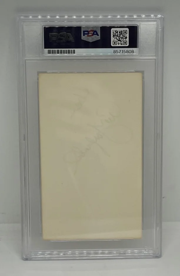 ART GARFUNKEL SIGNED INDEX CARD PSA Autheticated Bridge Over Troubled Water Auto, image 3