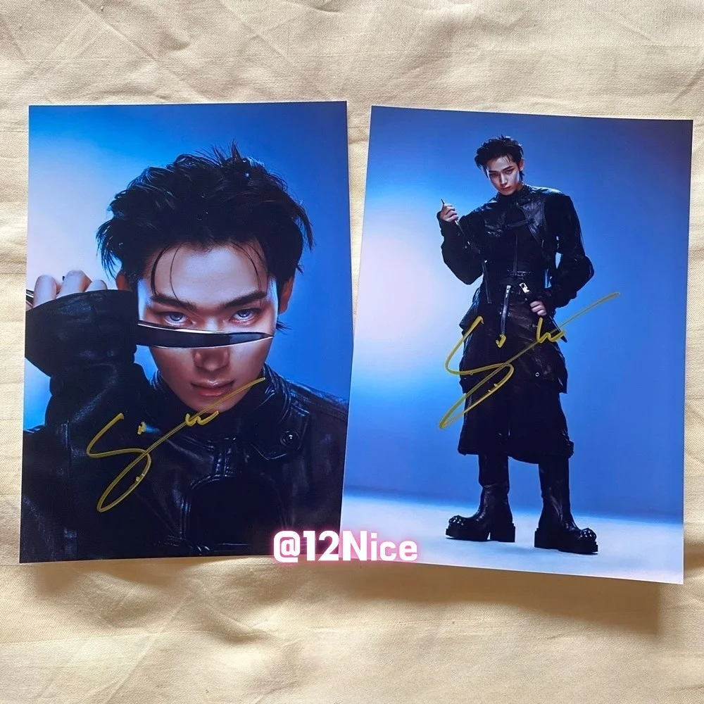 ENHYPEN Sunghoon Autographed Photo THE SIN VANISH Still Knife K-POP 4*6 2026, изображение 2