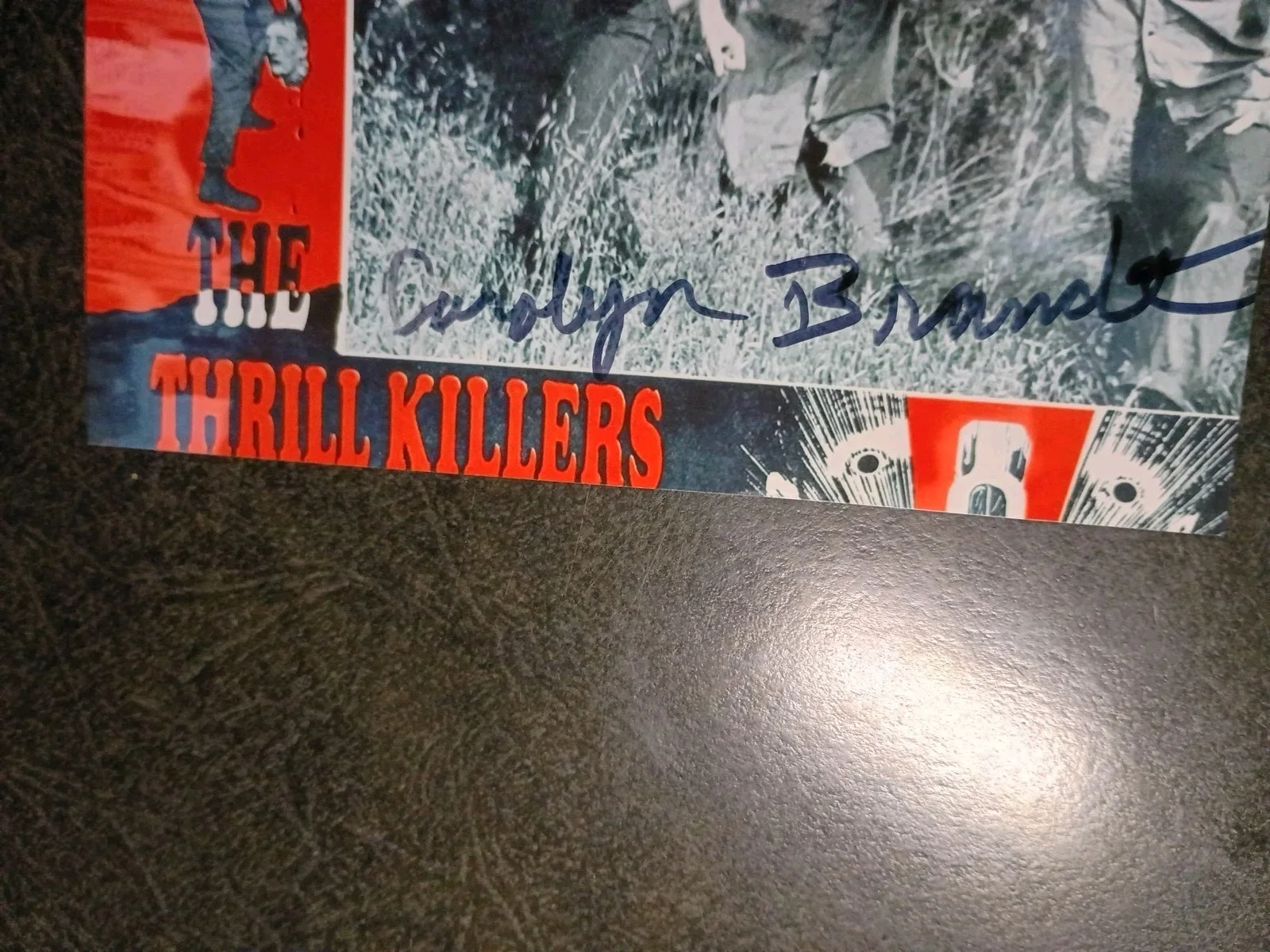 CAROLYN BRANDT — CAROLYN BRANDT Hand Signed Autograph Photo 50'S 60's ACTRESS -THE THRILL KILLERS, image 2