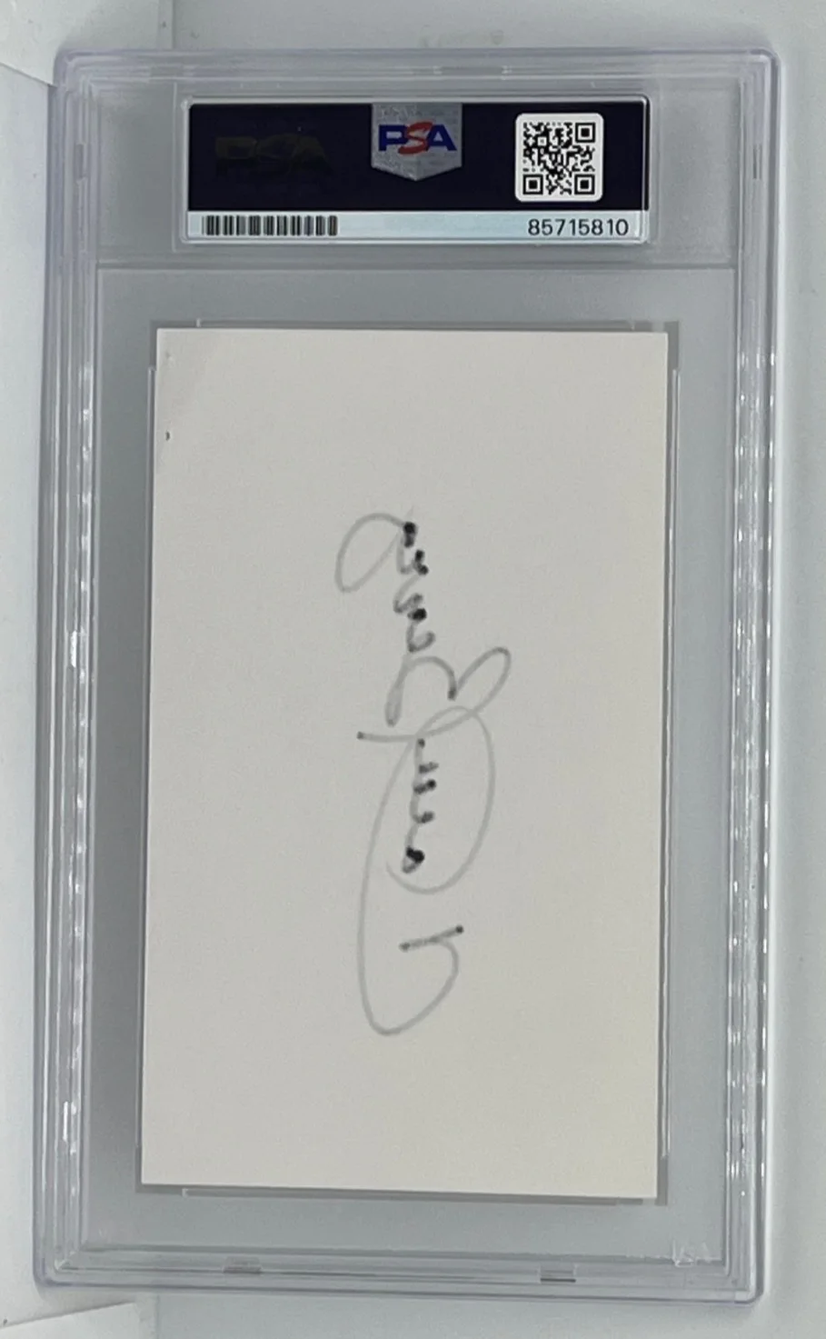 Halle Berry Auto Index Card PSA Authenticated Un Rushed Nice Signature Actress, изображение 3