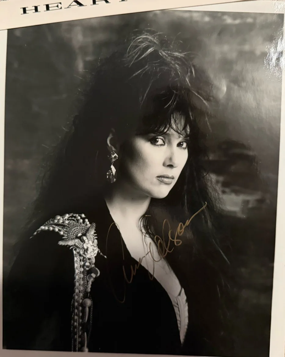 Heart Autographed - Signed Group & Portrait Photo Ann Wilson + 2 vinyls LP, image 3