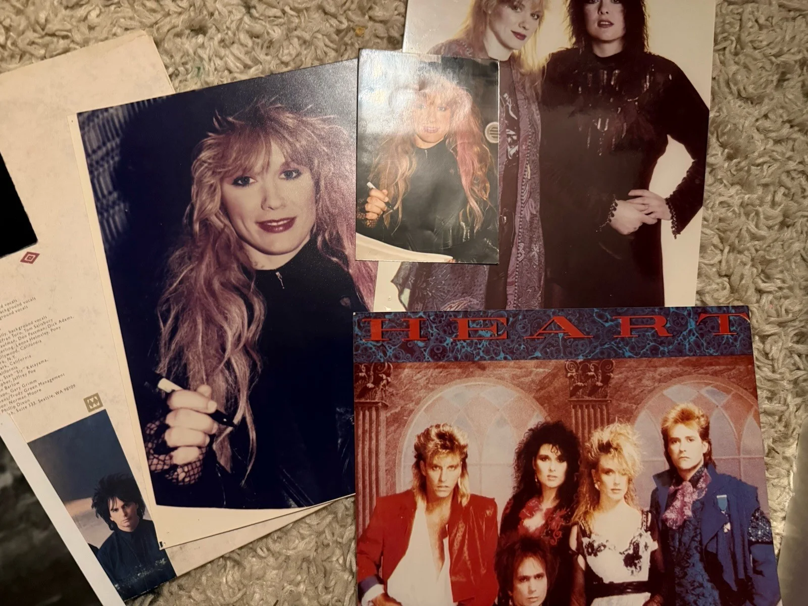 Heart Autographed - Signed Group & Portrait Photo Ann Wilson + 2 vinyls LP, image 5
