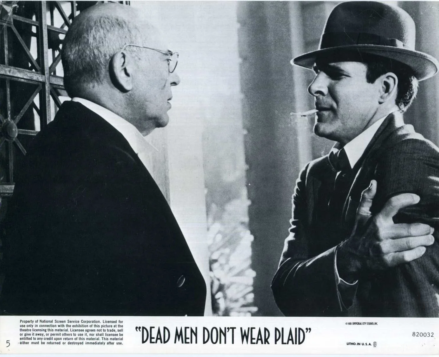DEAD MEN DON'T WEAR PLAID 1982 Steve Martin Carl Reiner 4 10x8 LOBBY CARDS, изображение 3