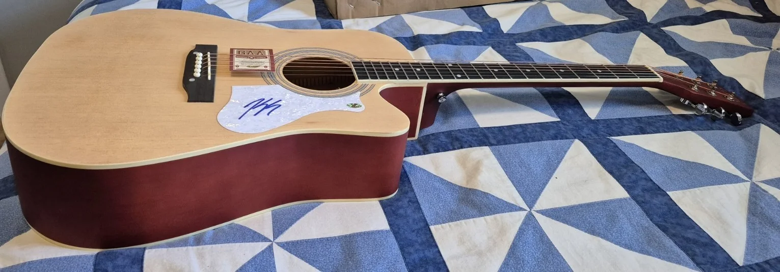 Kenny Chesney — Kenny Chesney Signed Autograph Full Size Acoustic Guitar Country Music Icon GAA, изображение 3