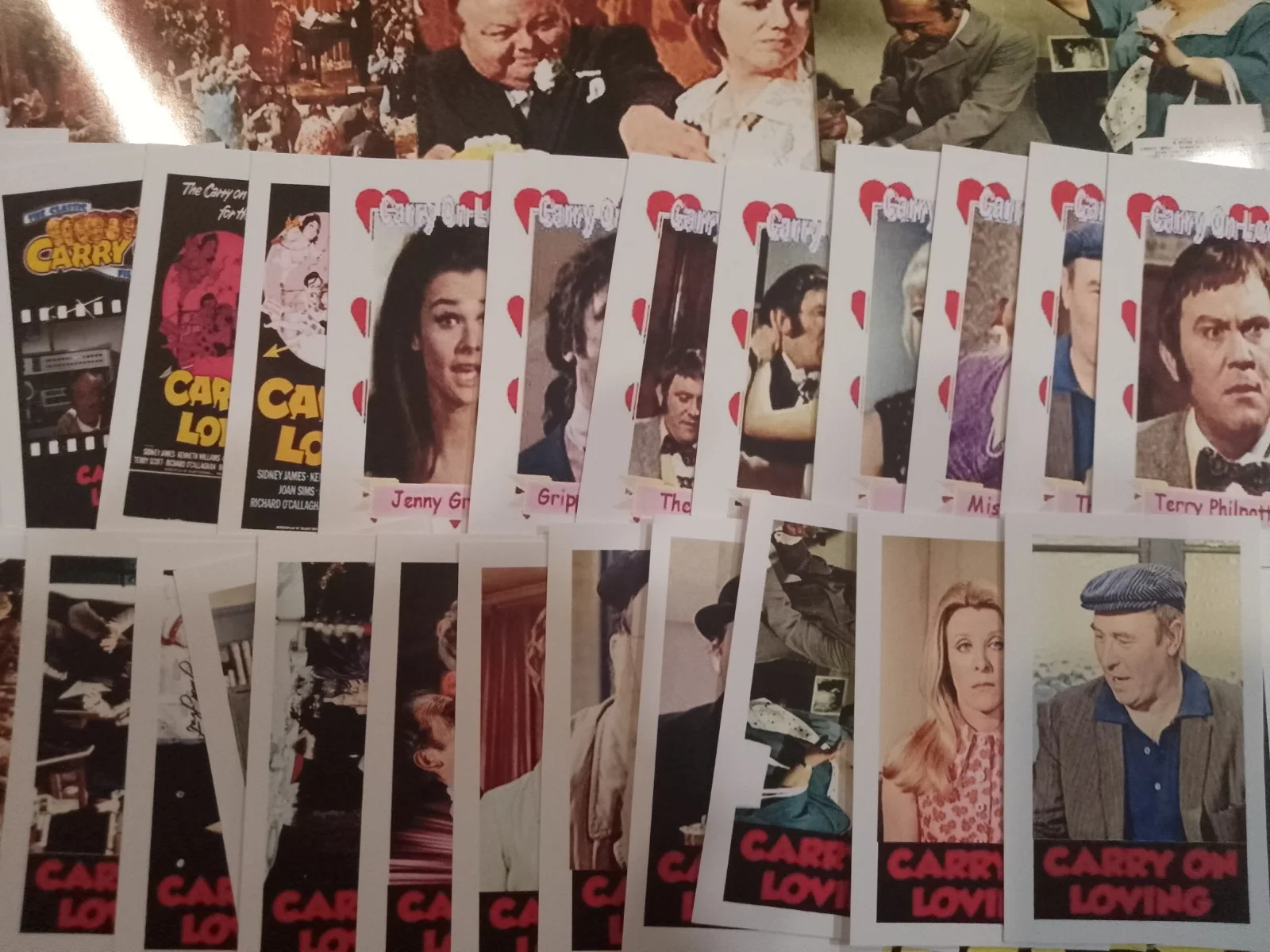 Carry On Loving. 10 Glossy 3x8ins Lobbymarkers & 40 Mini Promo Cards & Box., изображение 3