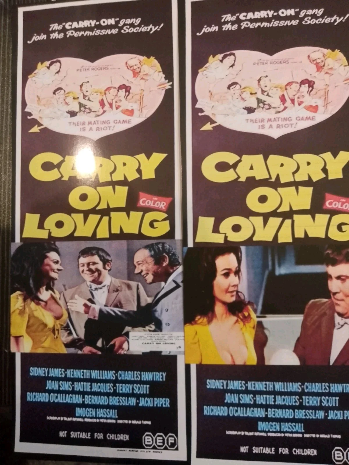 Carry On Loving. 10 Glossy 3x8ins Lobbymarkers & 40 Mini Promo Cards & Box., изображение 5