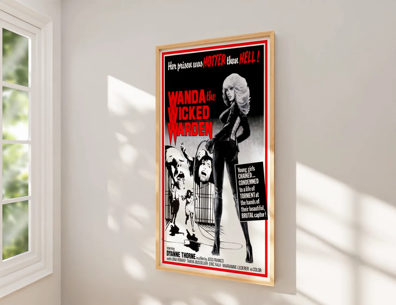 Wanda: The Wicked Warden - 1977 Horror Drama 27.2" x 41" US One Sheet Poster, изображение 2