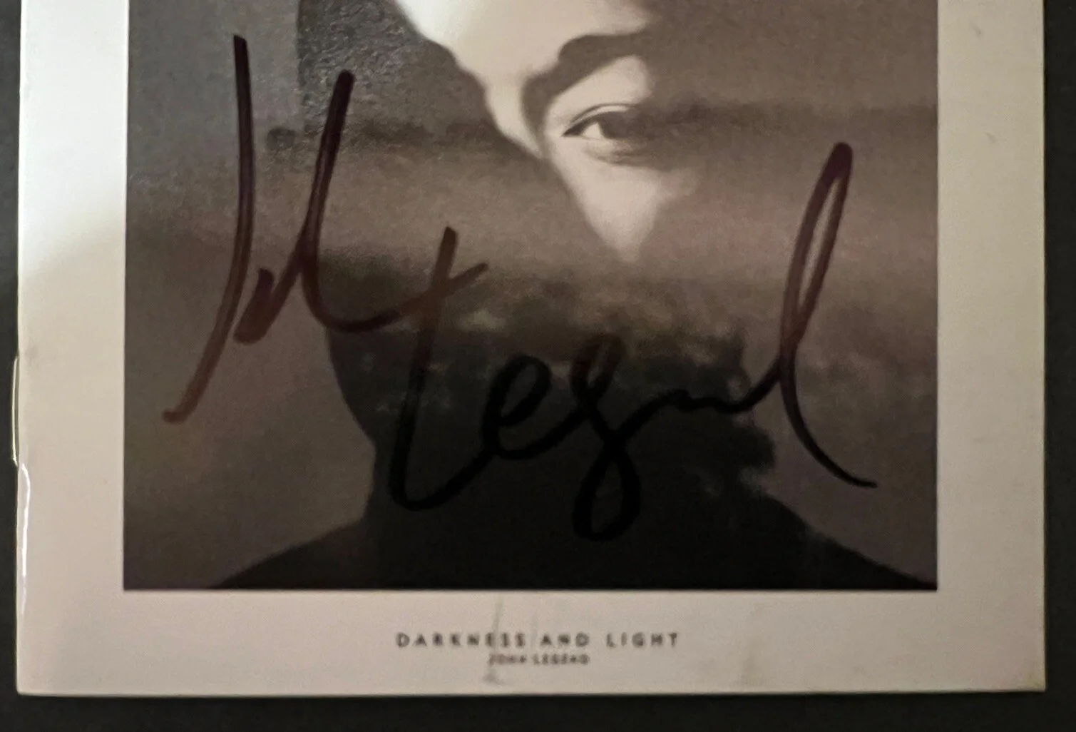 John Legend Darkness And Light Autographed CD Booklet The Voice, image 2