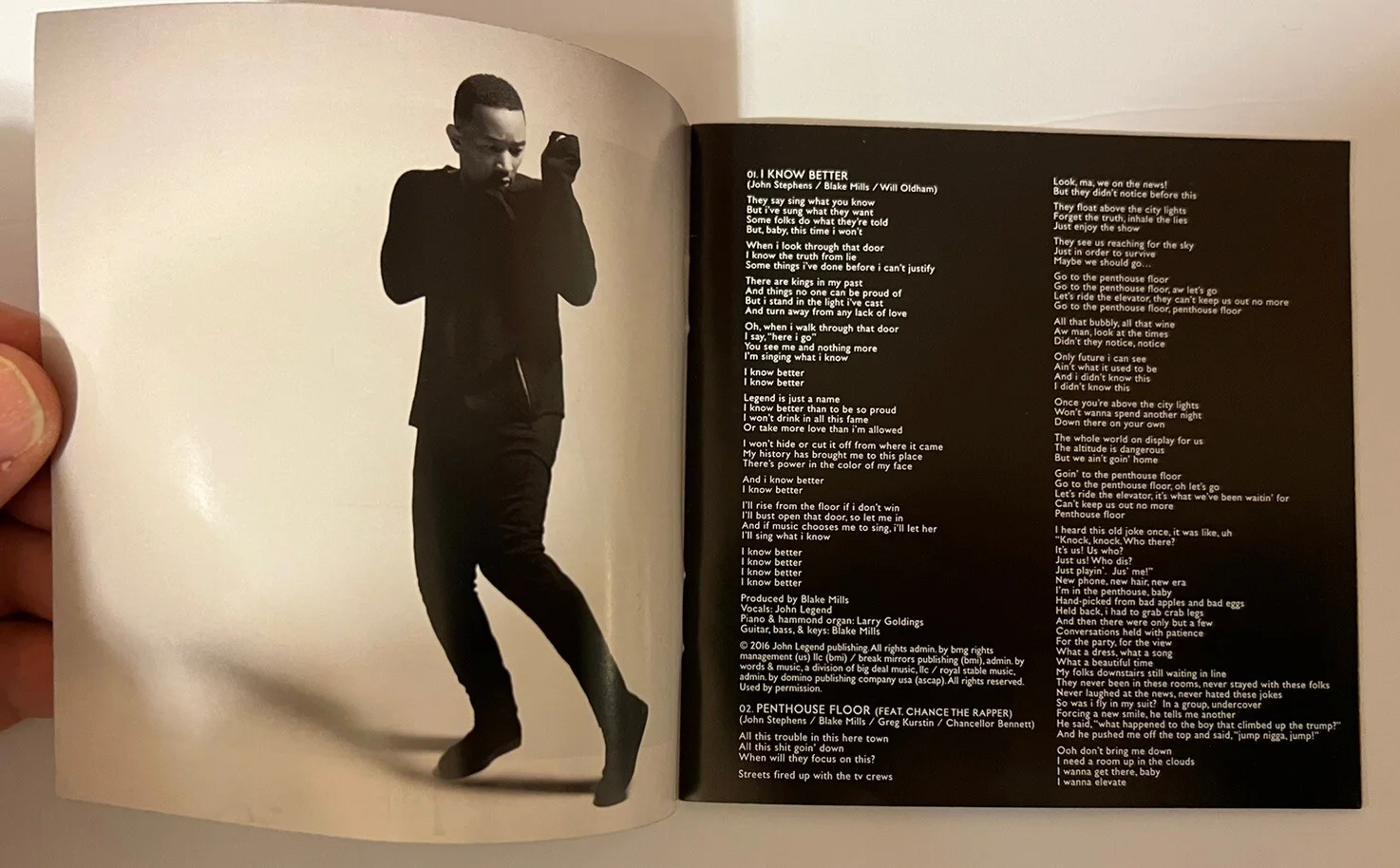 John Legend Darkness And Light Autographed CD Booklet The Voice, image 4