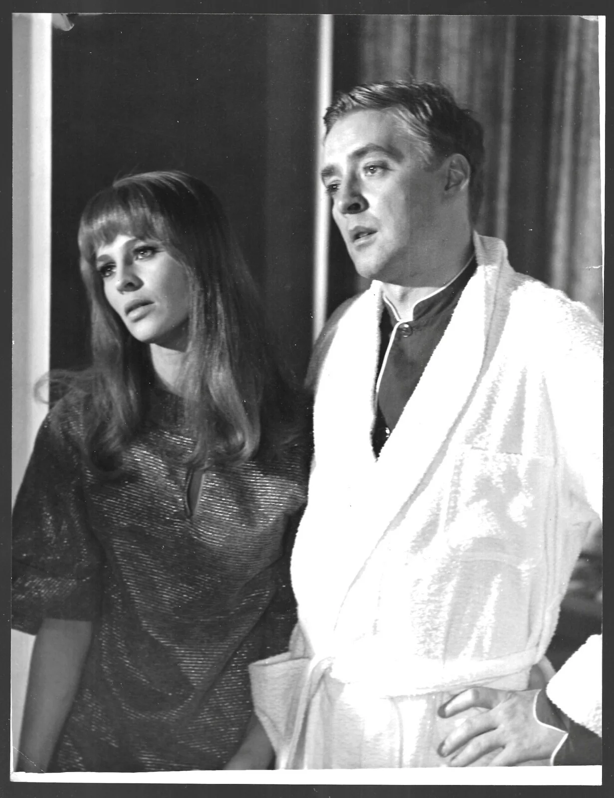 Vintage Fahrenheit 451 Studio Press Photo Julie Christie / Oskar Werner 1966, изображение 2