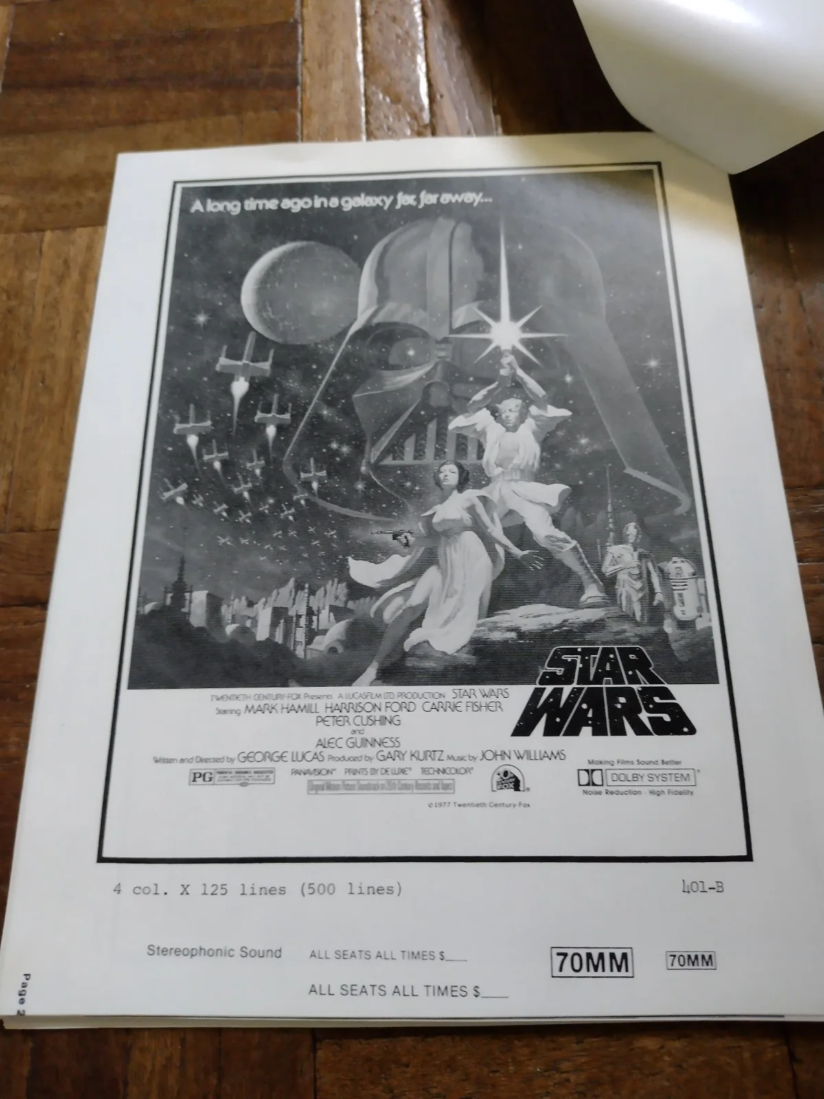 Star Wars Original USA Press Book 1976 George Lucas Mark Hamill Harrison Ford, image 4