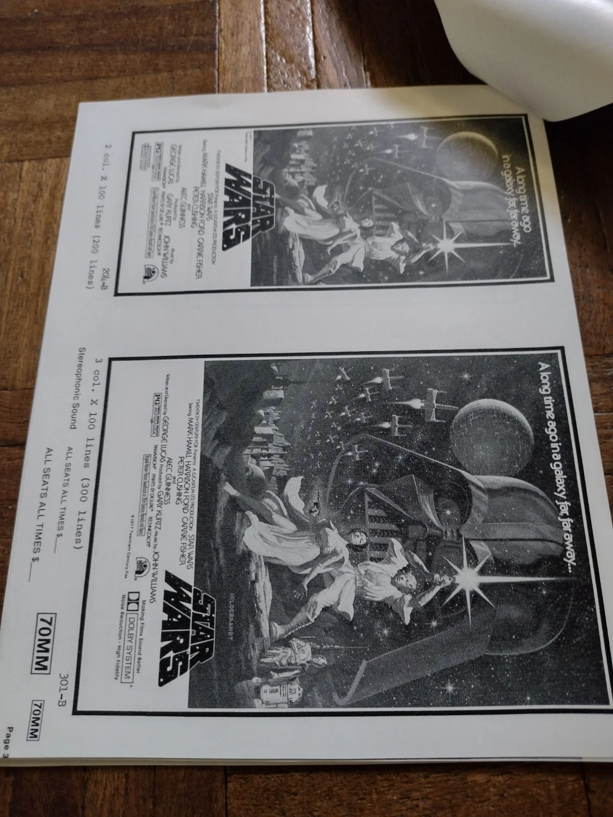 Star Wars Original USA Press Book 1976 George Lucas Mark Hamill Harrison Ford, image 5