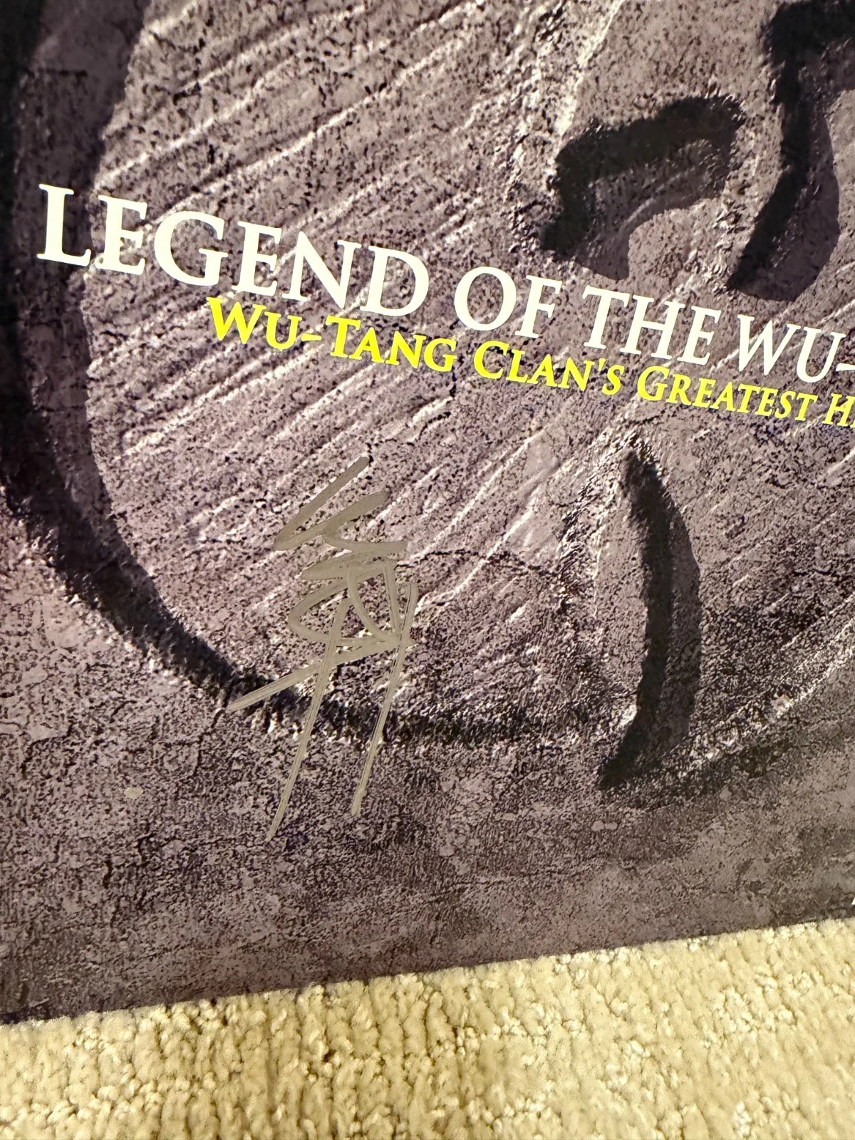 Method Man Legend of Wu-Tang Signed Autograph Auto Vinyl Record Rapping Legend, image 2