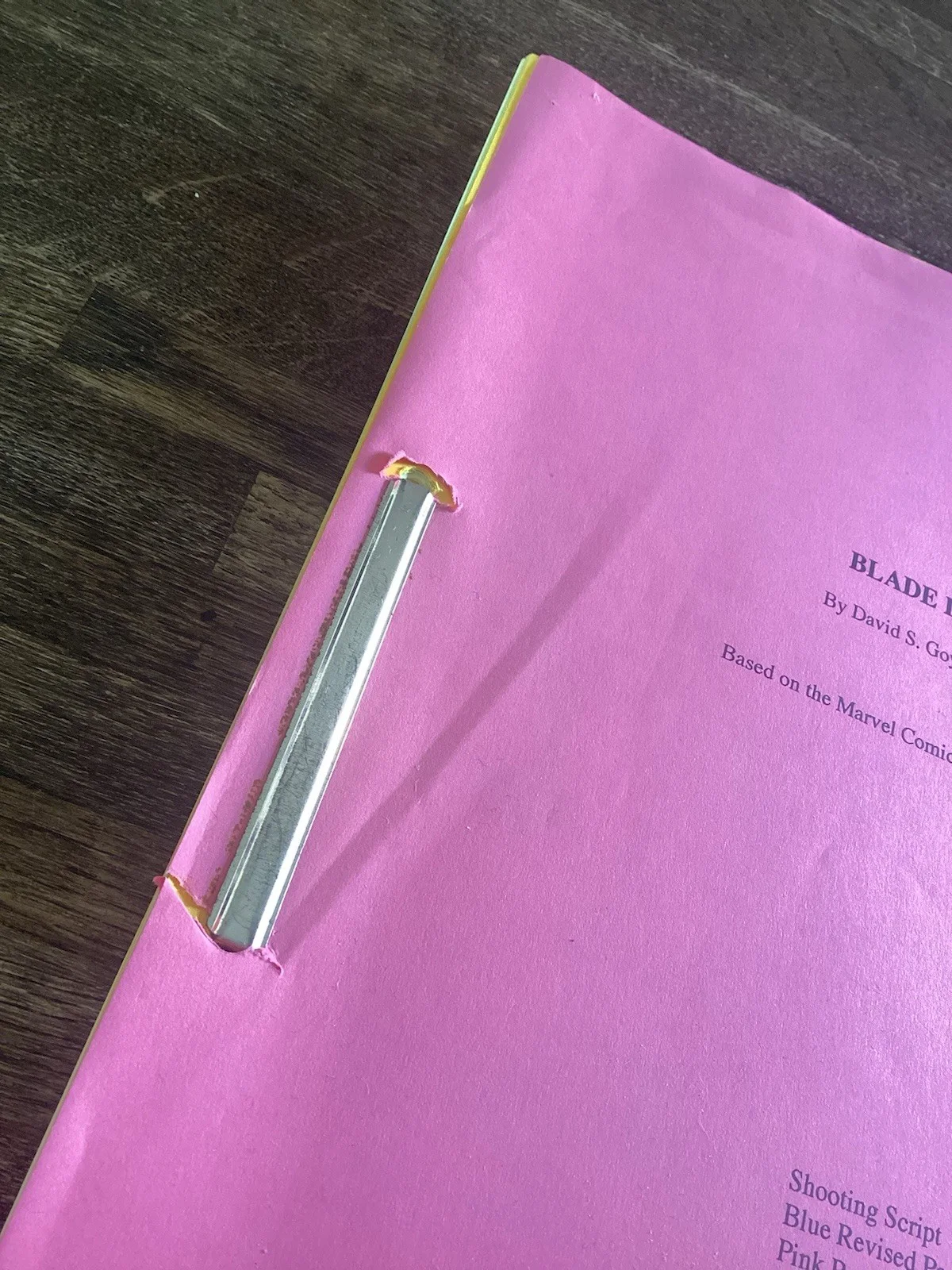 BLADE II 2 Patrick J. Palmer’s Original 2000 Movie Script Wesley Snipes del Toro, image 4