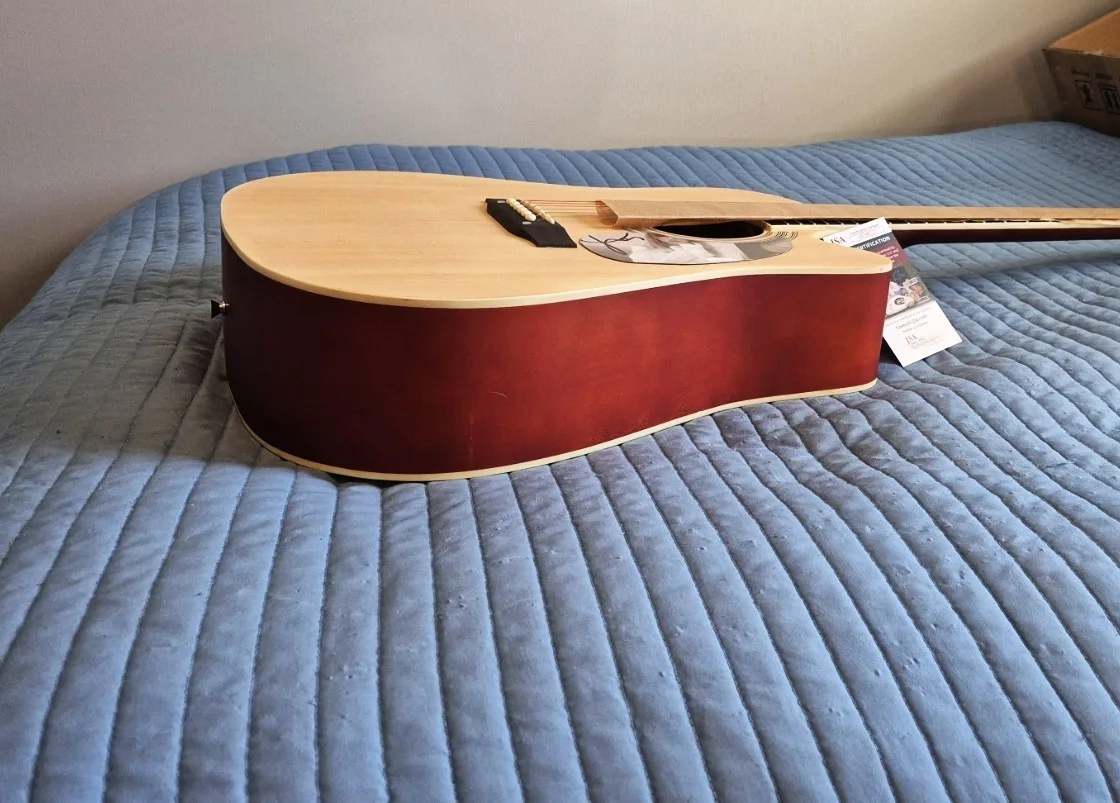 Taylor Swift Autographed Full Size Acoustic Guitar with Case JSA COA, image 2
