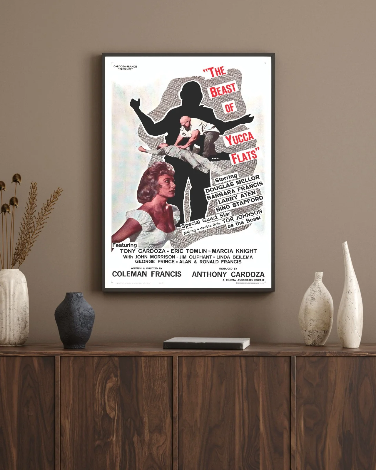 The Beast of Yucca Flats - 1961 B-movie Horror 27.2" x 41" US One Sheet Poster, изображение 3