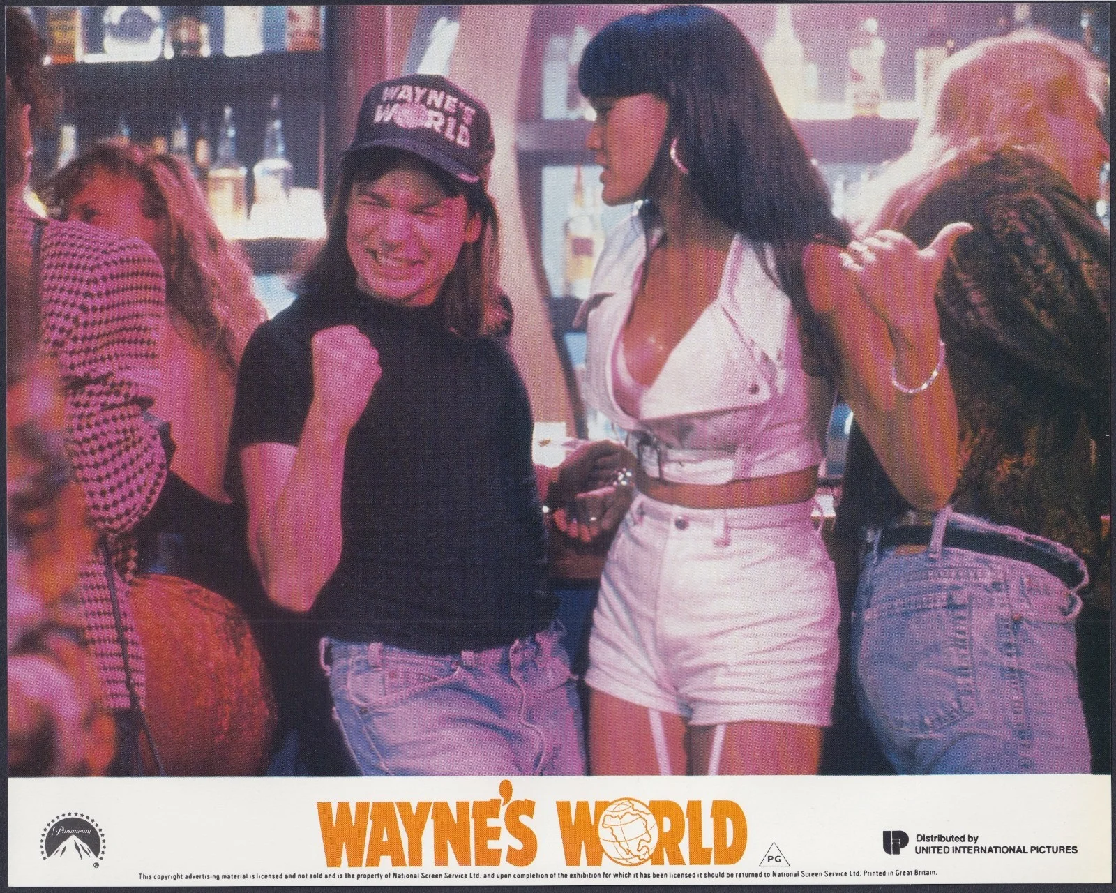 Wayne's World 8x ORIGINAL UK FOH Lobby Cards Dana Carvey Mike Myers 1992, изображение 5