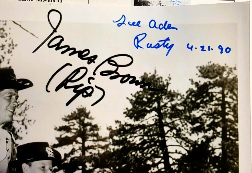 RIN TIN TIN signed by Lee Aaker & James Brown 8x10 with UACC COA ..., изображение 2