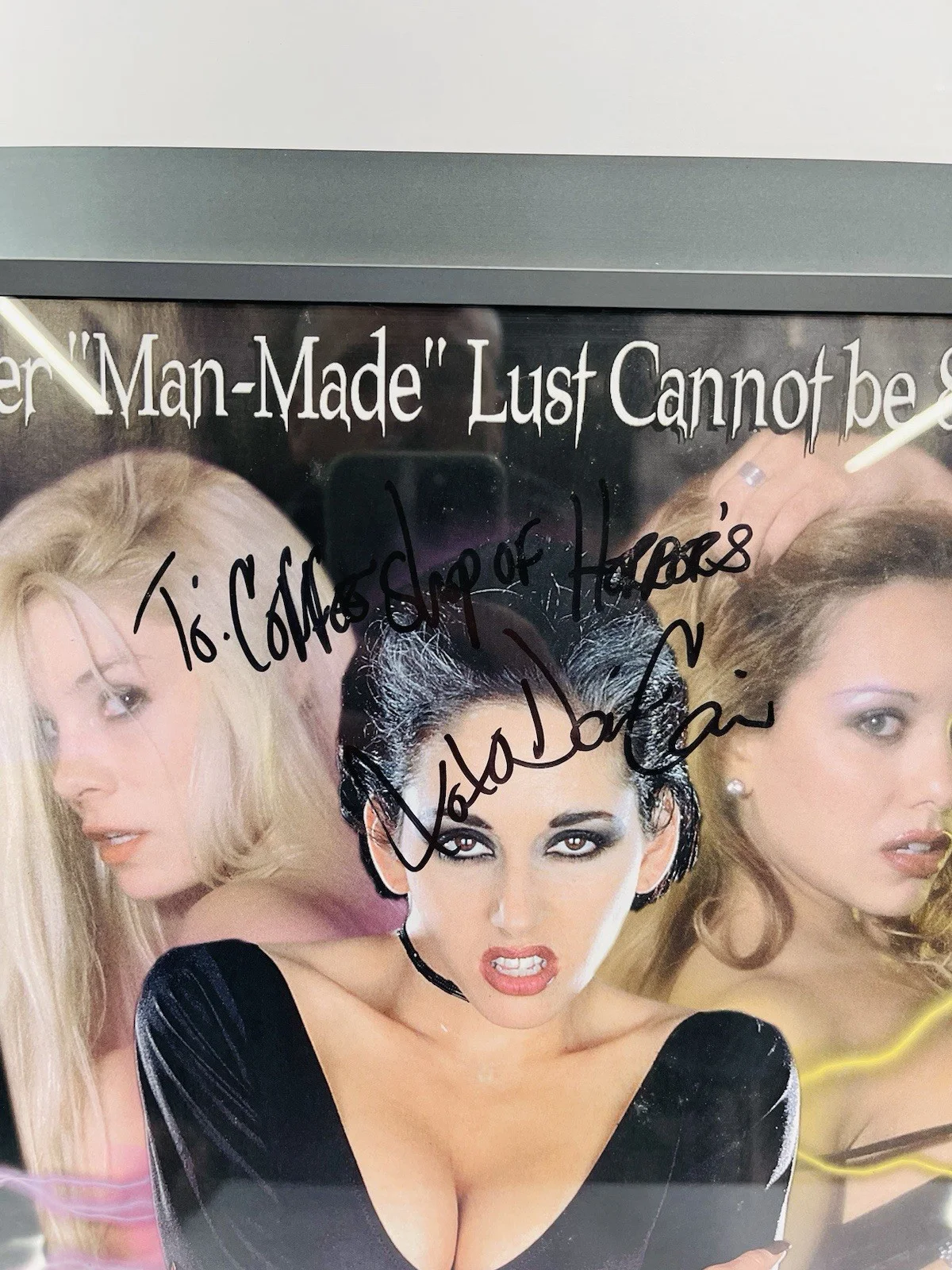 Mistress Frankenstein Signed Movie Poster Darian Caine Coffee Shop Of Horrors, изображение 2