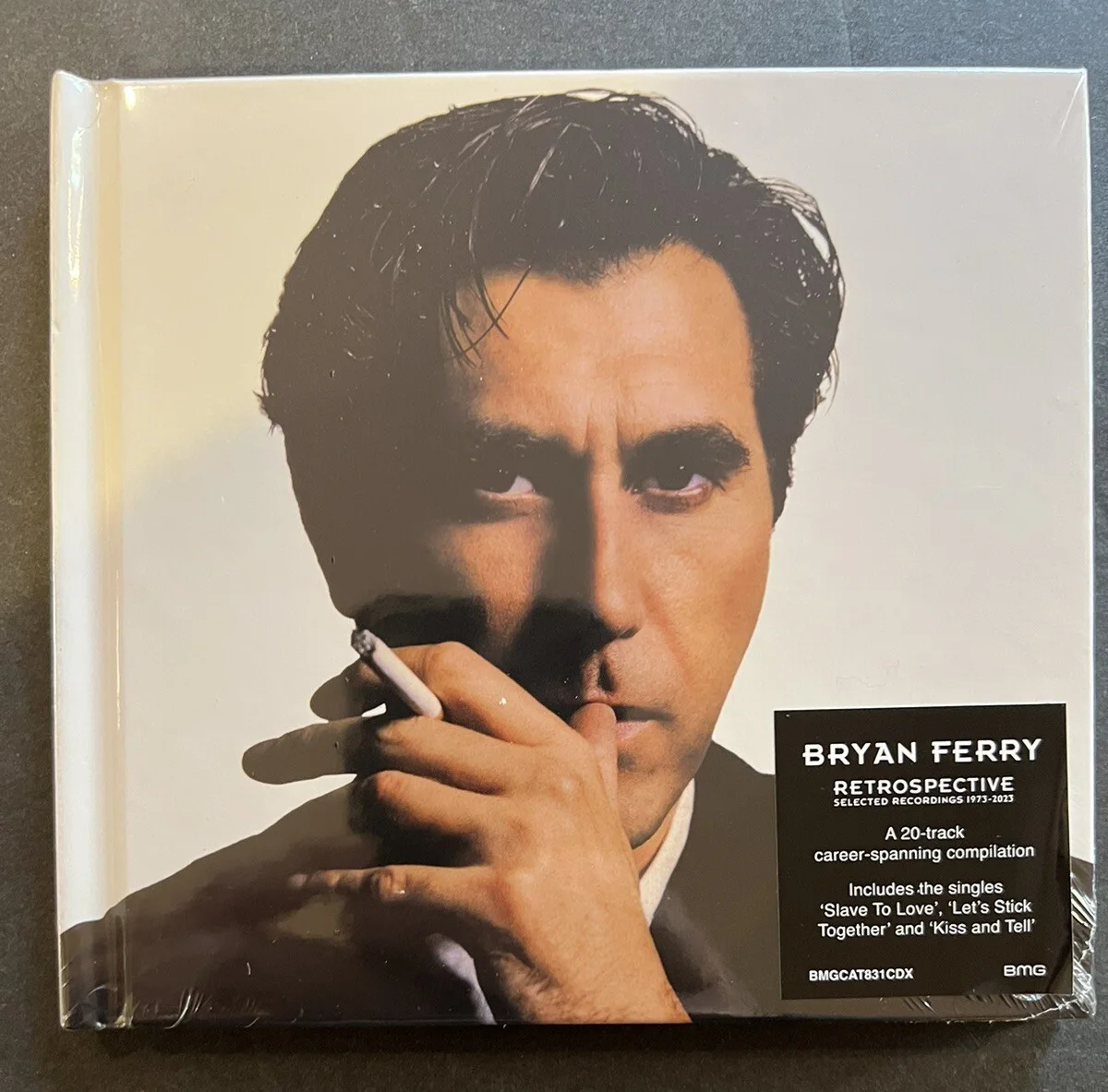 Bryan Ferry Signed (Roxy Music) "Retrospective" 12x12 Insert w/ Sealed CD, image 4