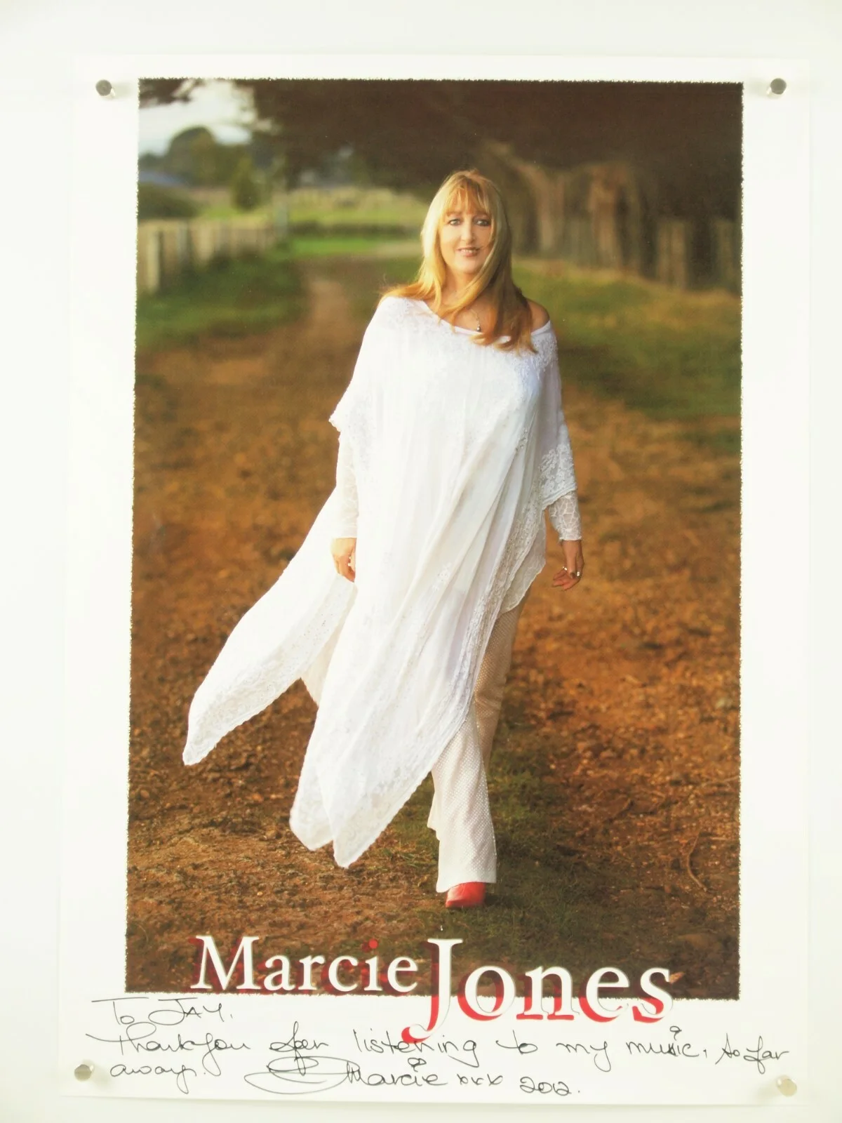 MARCIE JONES & THE COOKIES ~ lot 2 SIGNED posters 2012 ~ Australia's girl group, изображение 2