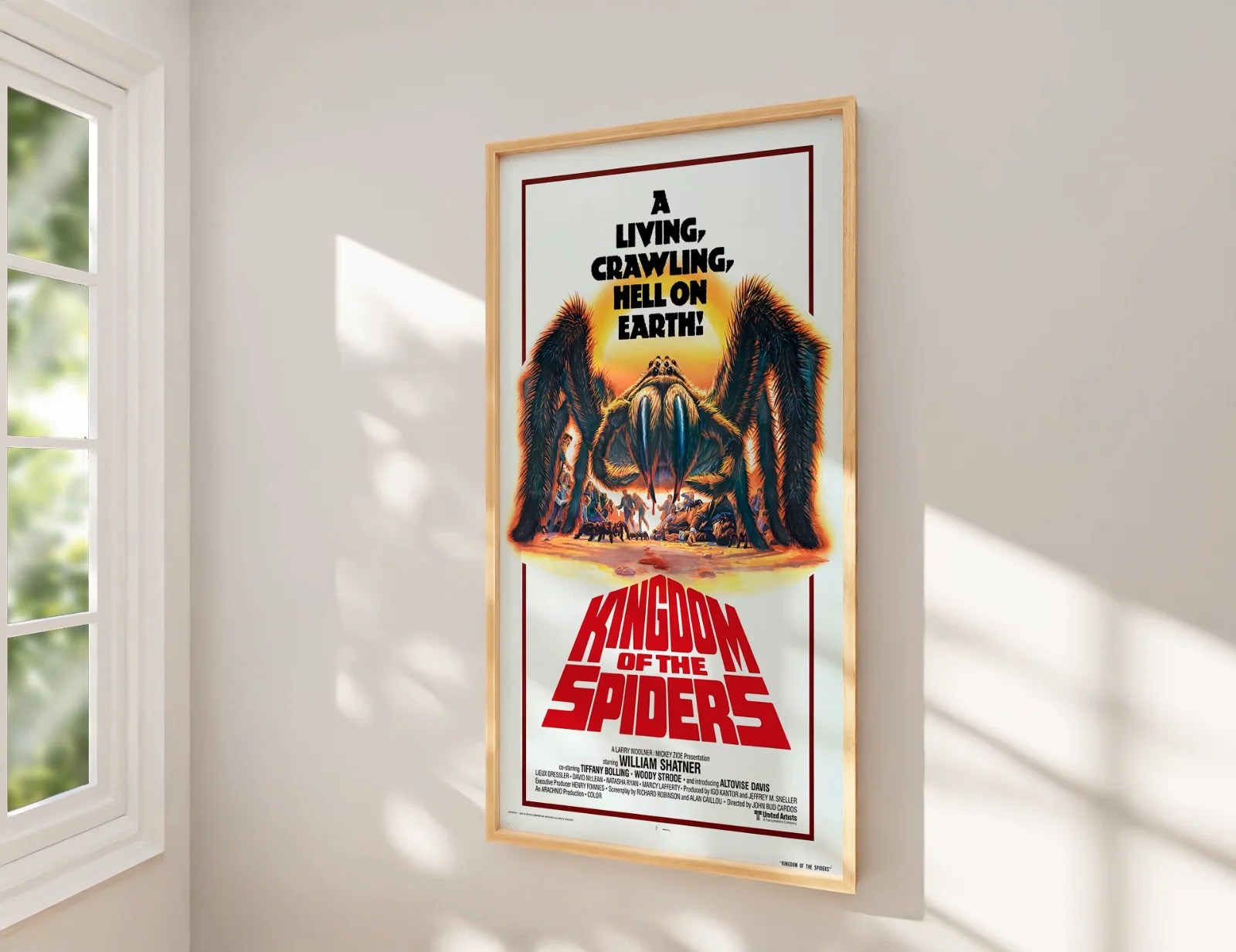 Kingdom of the Spiders - 1977 Eco-Horror 27.2" x 41" US One Sheet Poster, изображение 2